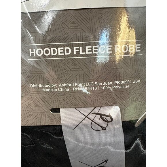 Vtg Pembrook Men's Bathrobes with Pockets - Fleece Robe Fuzzy Bathrobe Size L/XL - Picture 6 of 7